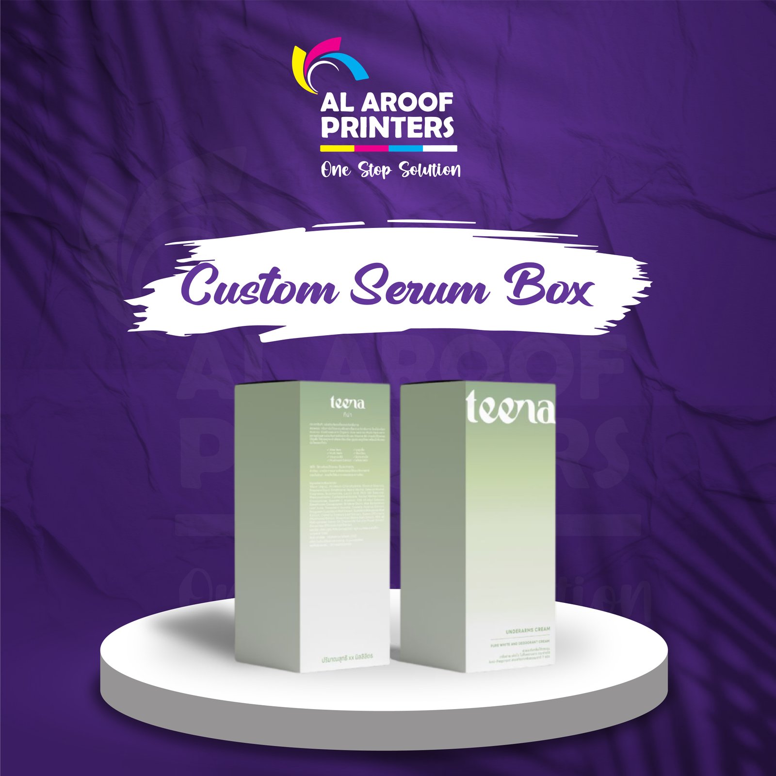 Custom Serum Boxes
